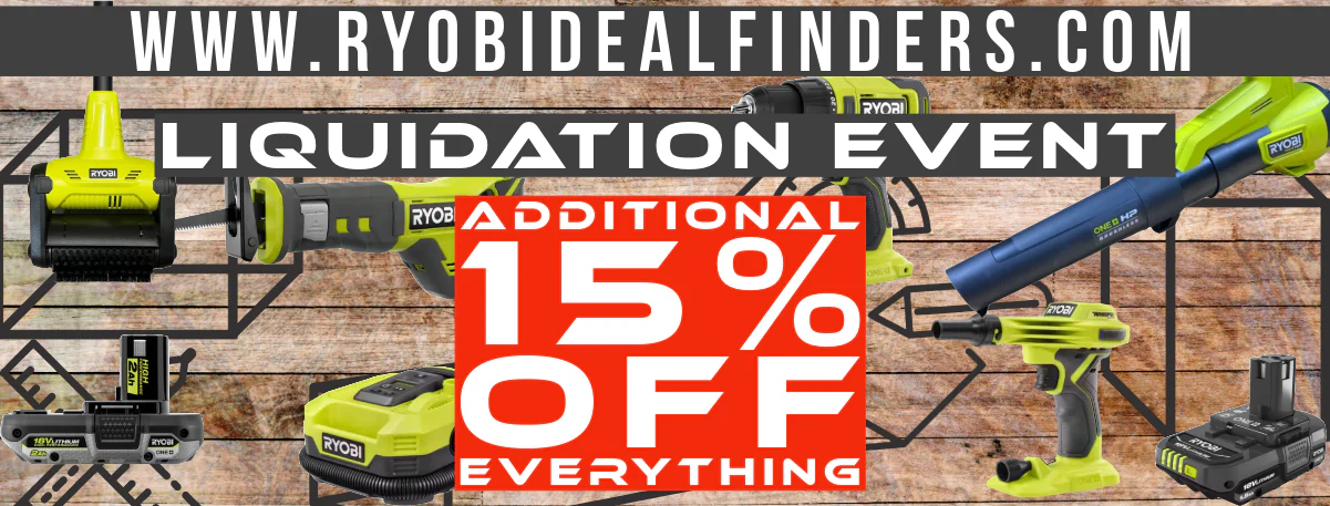 Unbeatable Deals on Ryobi Tools